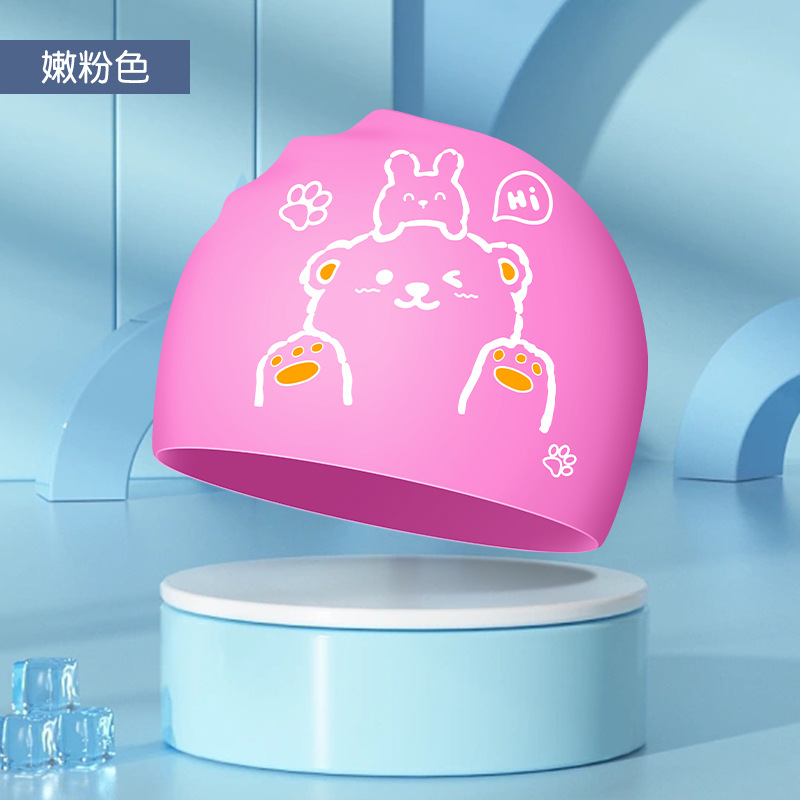 Swim Cap Silicone - Czepek pływacki dla dzieci, chłopców i