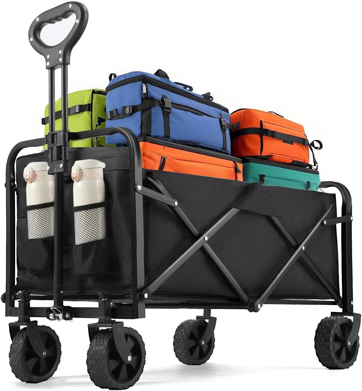 Sports Equipment Wagon - Wózek Kempingowy Terenowy, Wytrzymały Składany Wózek