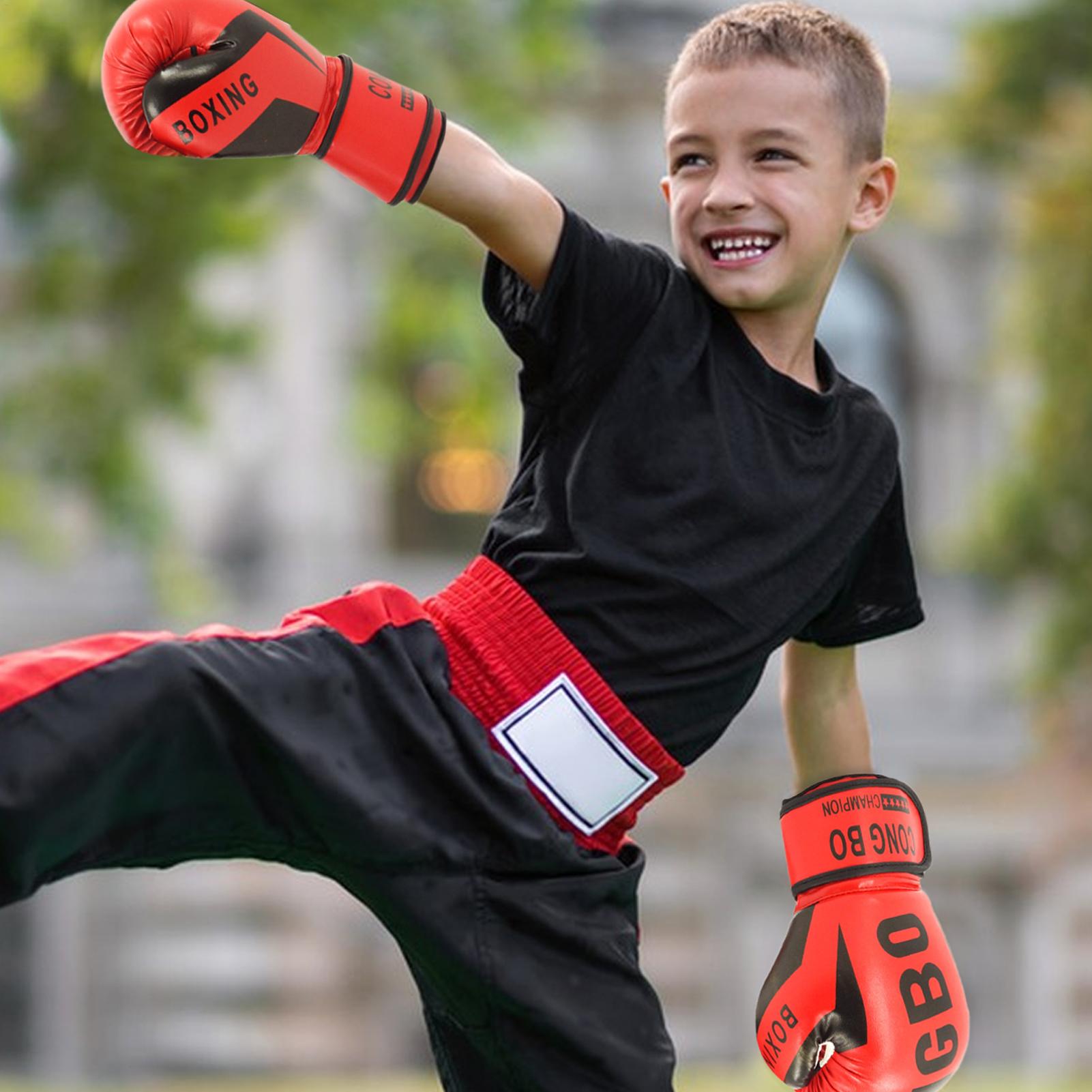 Boxing Glove Set - 1 Para Dziecięcych Rękawic Bokserskich, Rękawice