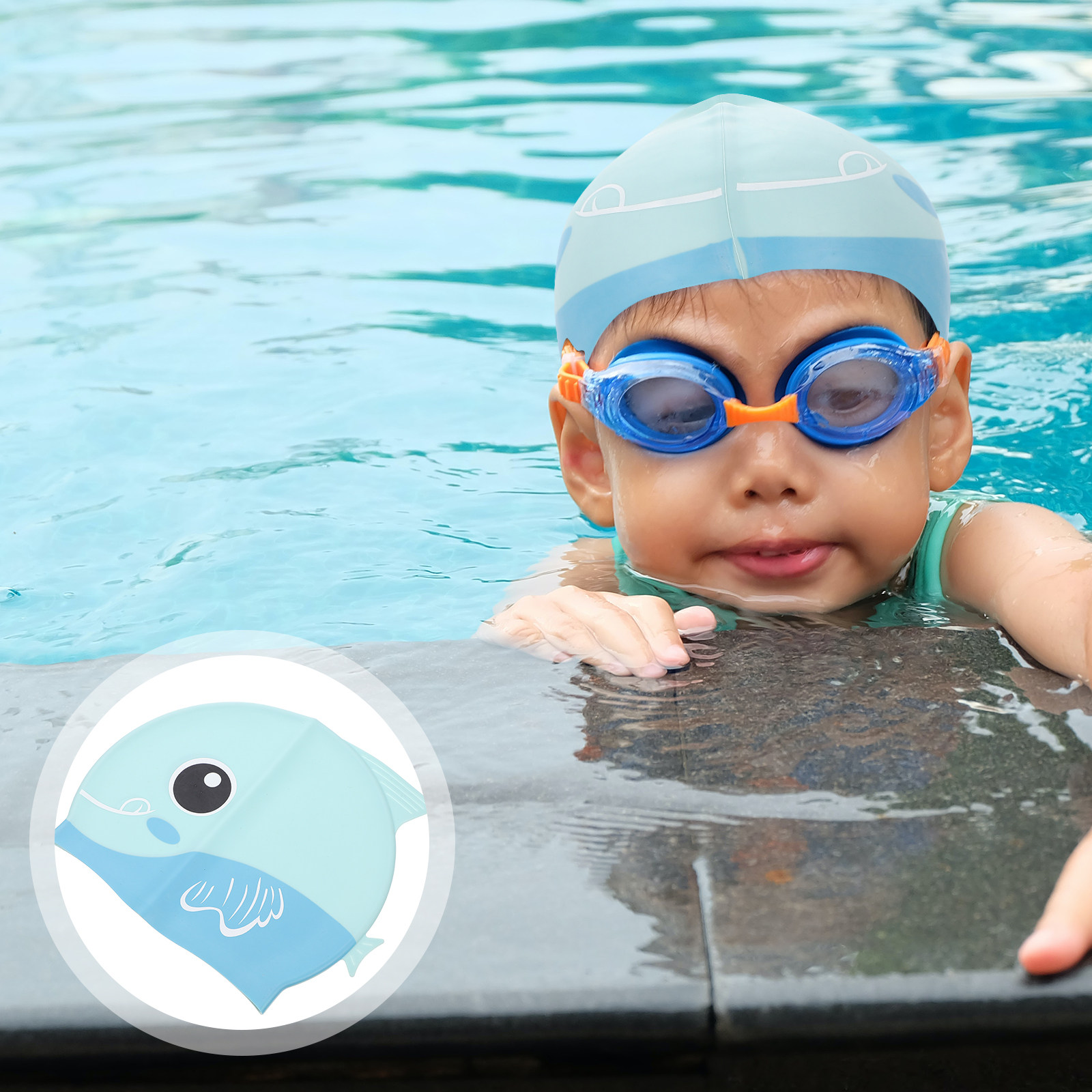 Swim Cap Silicone - Silikonowy czepek pływacki dla dzieci z