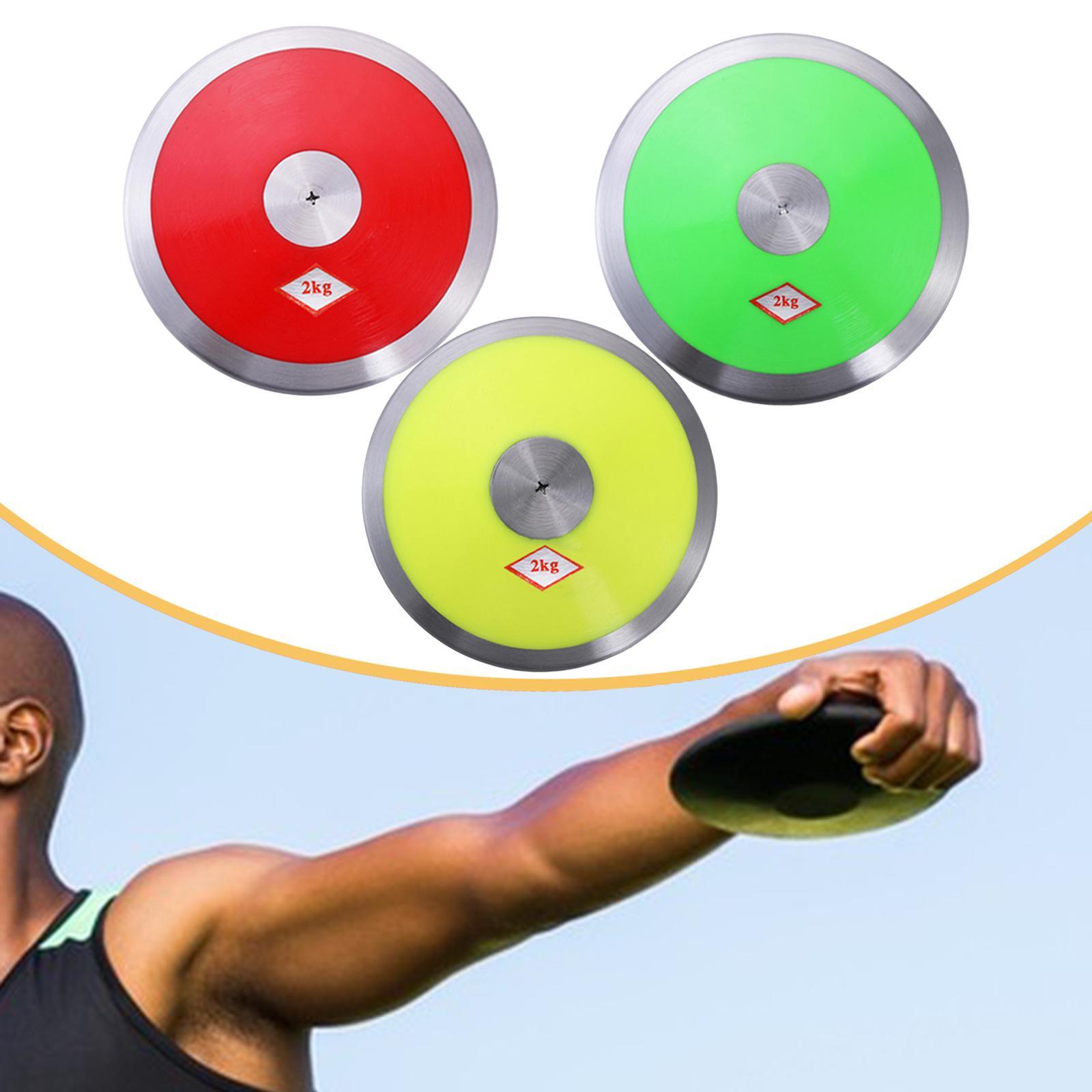 Discus Throw Training - 2kg Nylonowy dysk do rzucania, stalowa