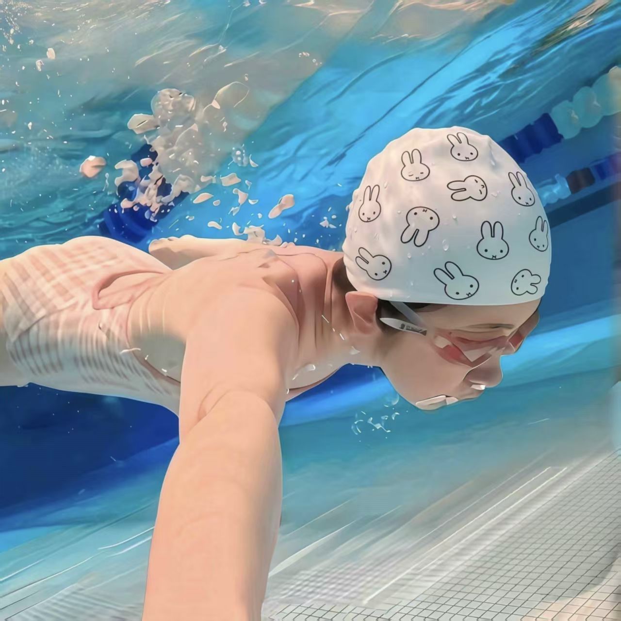 Uroczy czepek pływacki dla dzi – Swim Cap Silicone recenzja i cena
