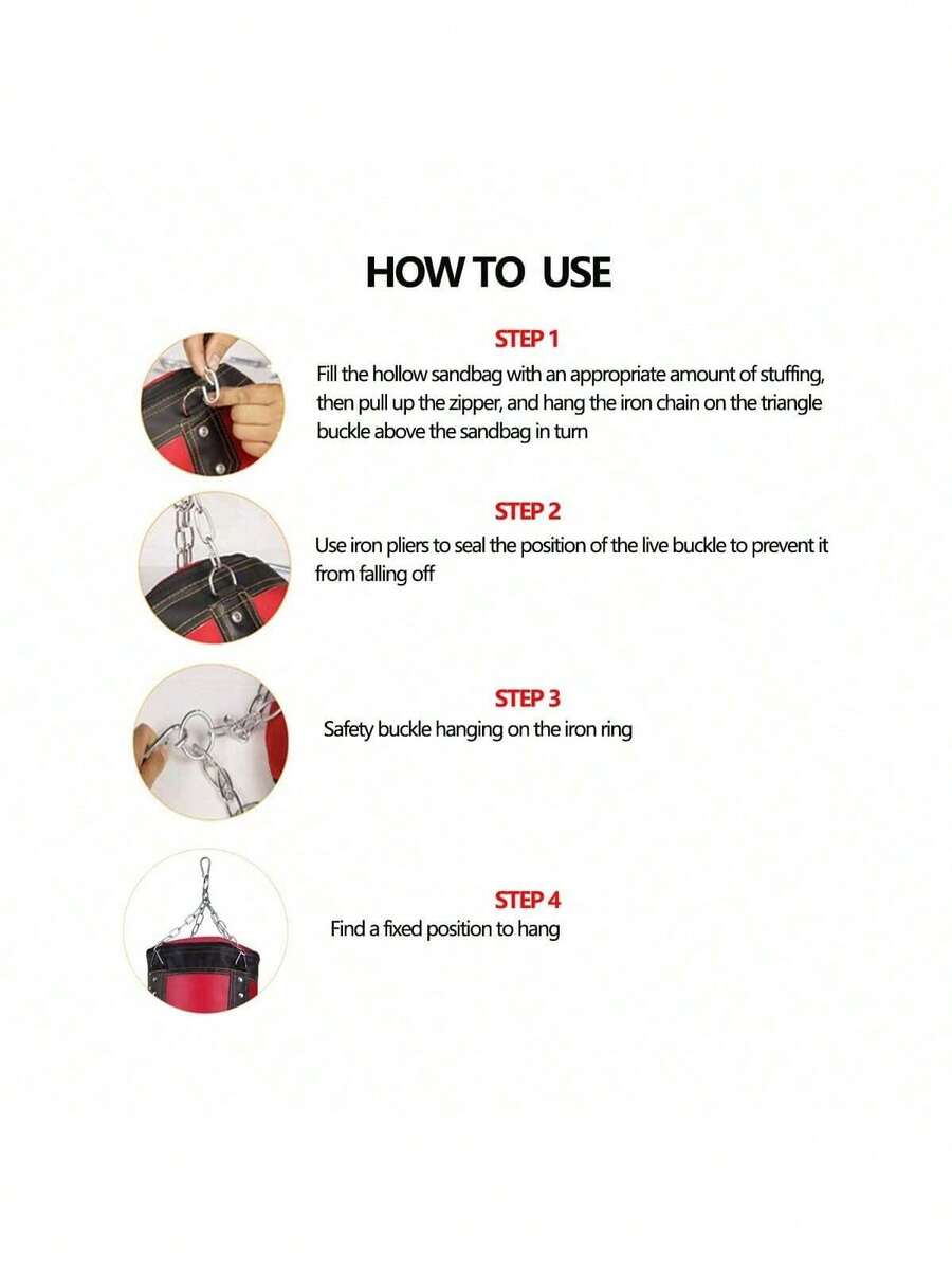 Zestaw wiszących worków bokser – Boxing Glove Set recenzja i cena